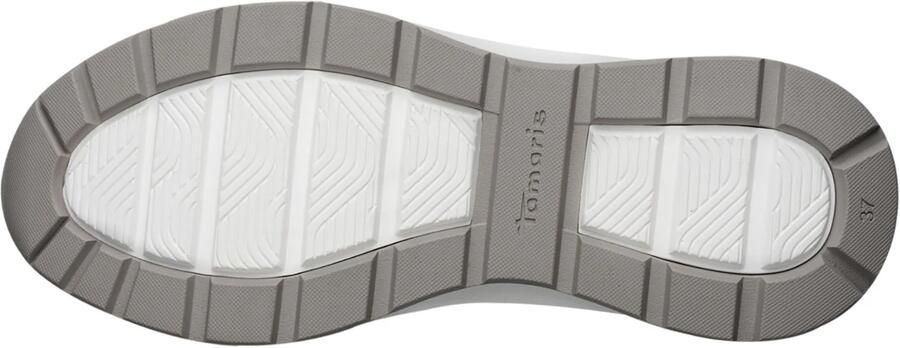 Tamaris Sneakers laag taupe zilver wit - Foto 5