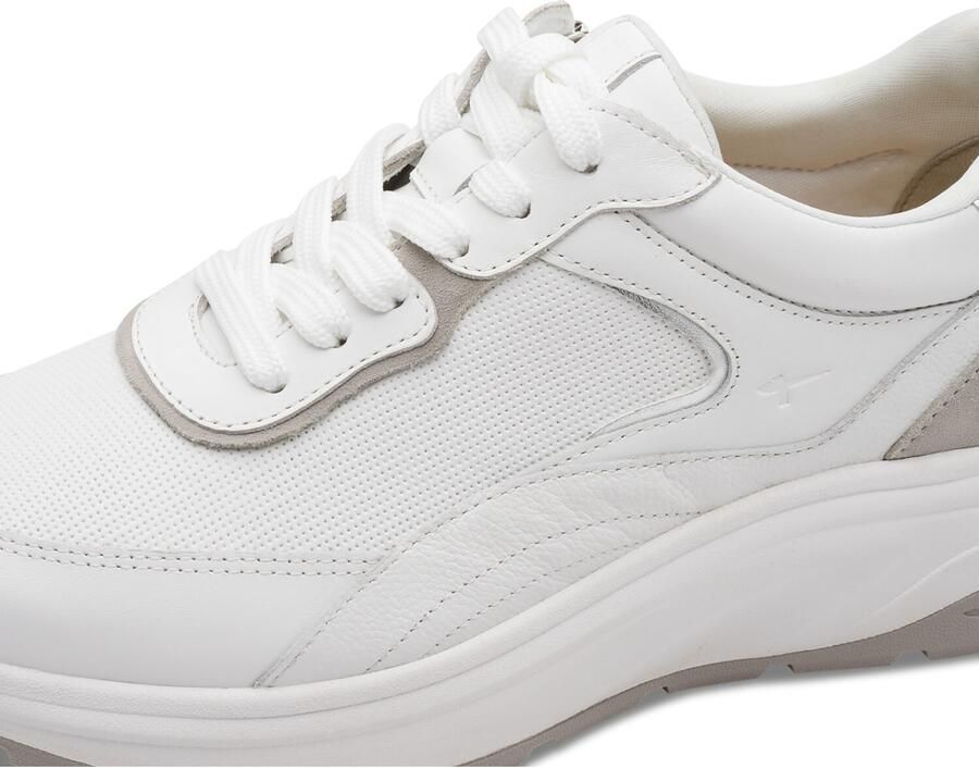 Tamaris Sneakers laag taupe zilver wit - Foto 2