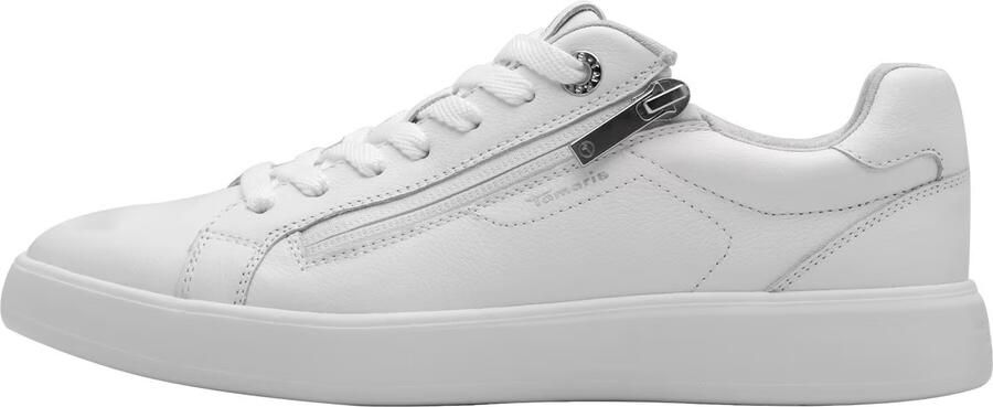 Tamaris Plateausneakers vrije tijd schoen lage schoen veterschoen met sierstiksels - Foto 6
