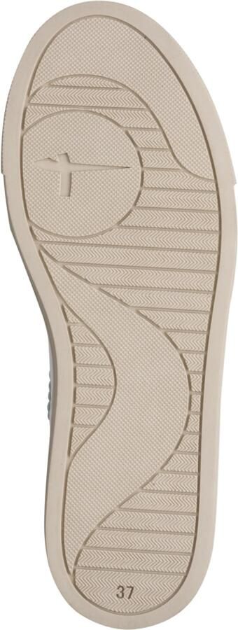 Tamaris dames leren sneaker 1-23730-47-117 dames veterschoen Wit - Foto 5