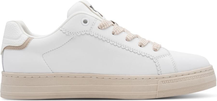 Tamaris dames leren sneaker 1-23730-47-117 dames veterschoen Wit - Foto 6