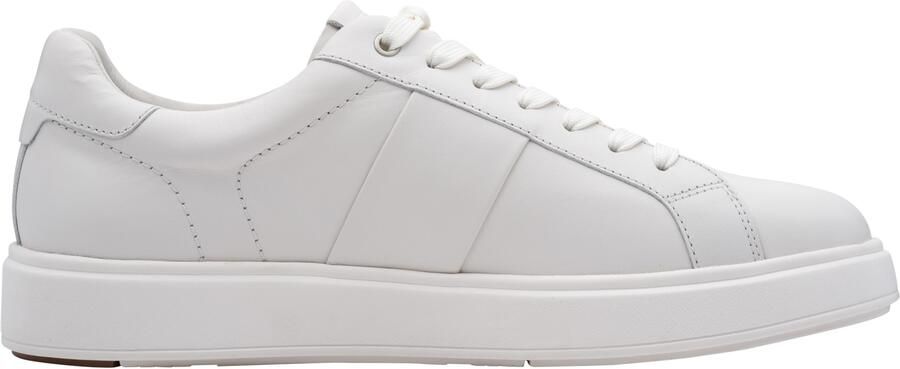 Tamaris heren leren sneaker 1-13625-47-117 lage schoen wit - Foto 8
