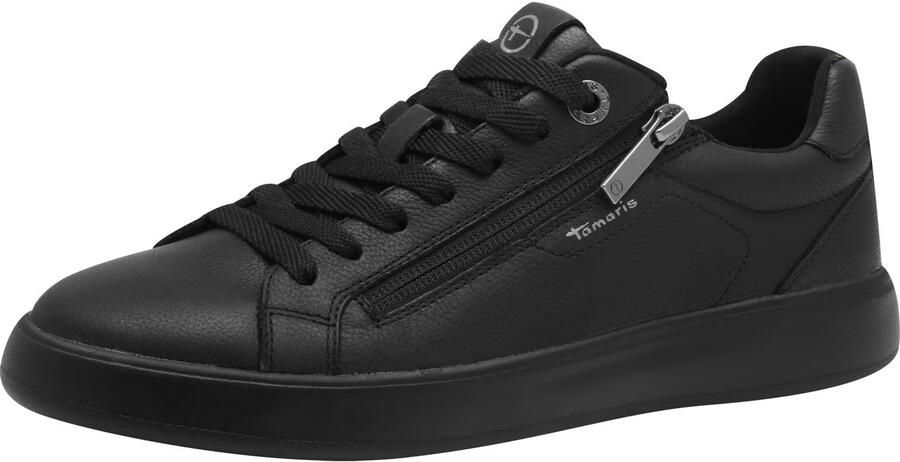 Tamaris Plateausneakers vrije tijd schoen lage schoen veterschoen met sierstiksels - Foto 4