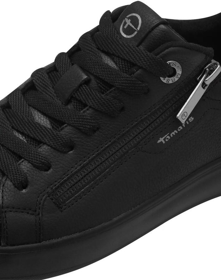 Tamaris Plateausneakers vrije tijd schoen lage schoen veterschoen met sierstiksels - Foto 5