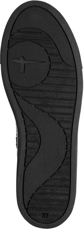 Tamaris dames leren sneaker 1-23730-47-028 dames veterschoen Black Croco - Foto 5