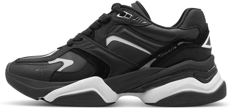Tamaris Sneakers laag zwart wit - Foto 4