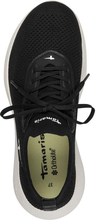 Tamaris dames sneaker 1-23715-46 001 dames lage veganistische zwart - Foto 3