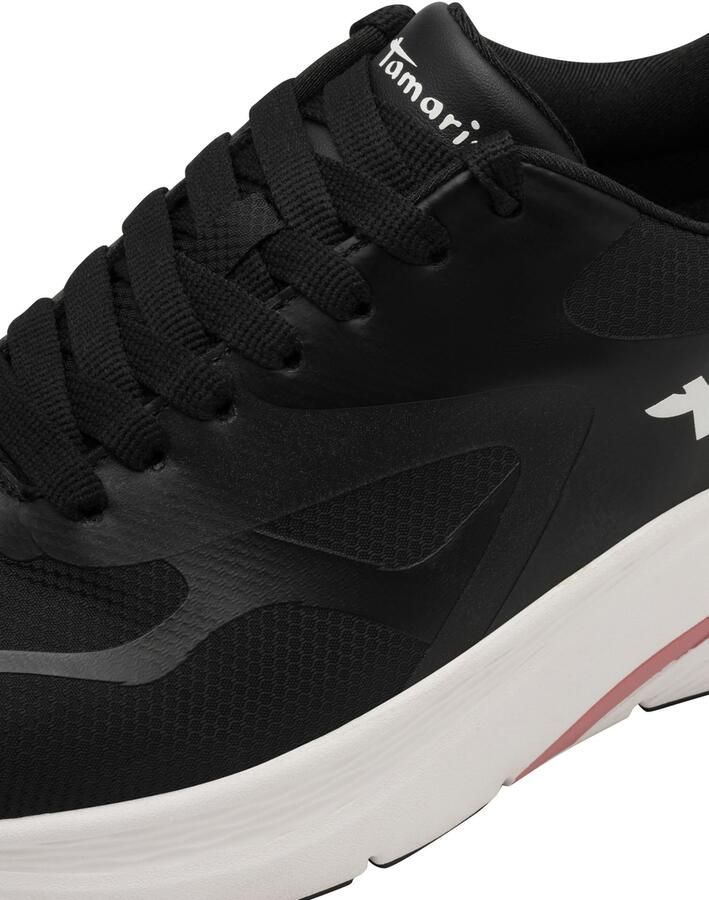 Tamaris Sneakers met sleehak Plateau veterschoen lage schoen vrijetijdsschoen in vegan afwerking - Foto 6