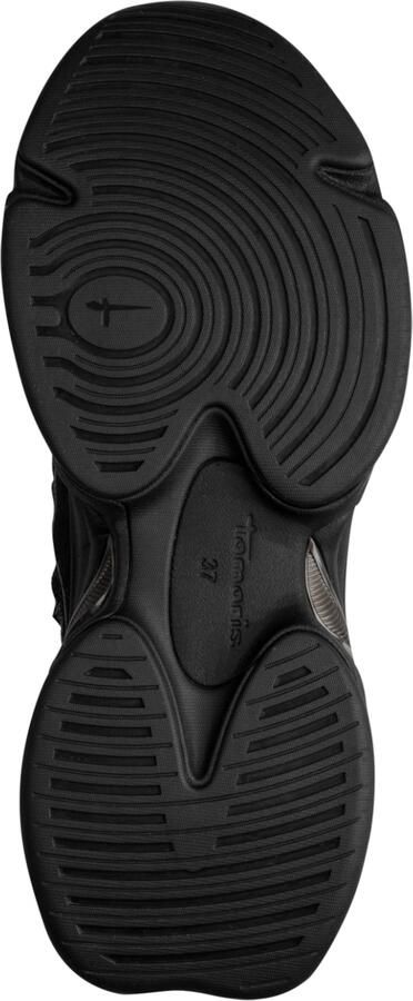 Tamaris Sneakers laag zwart zilver - Foto 4