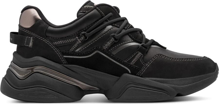 Tamaris Sneakers laag zwart zilver - Foto 3