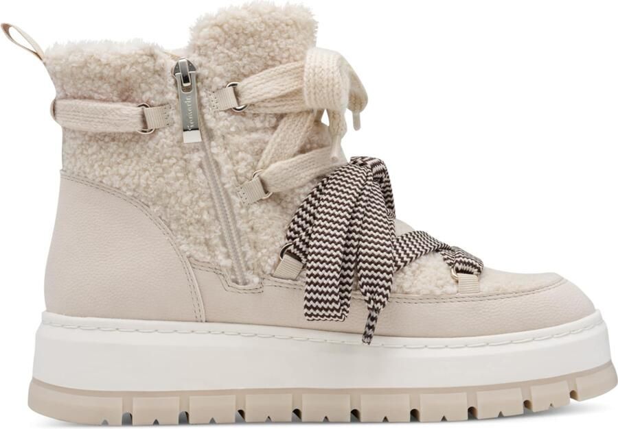 Tamaris dames Tex-enkellaarsjes gevoerd beige 1-26223