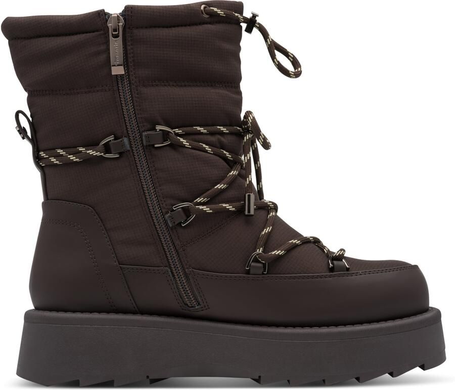 Tamaris Snowboots donkerbruin