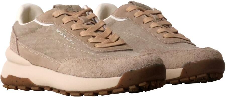 Tamaris Sportieve veterschoen 'Estellencs-Sneaker aus Leder' beige - Foto 6