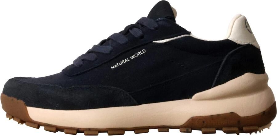 Tamaris Sportieve veterschoen 'Estellencs-Sneaker aus Leder' blauw