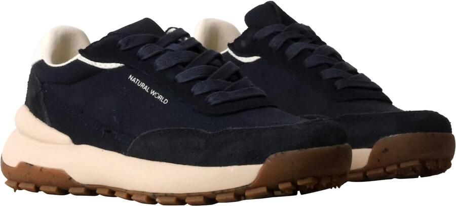 Tamaris Sportieve veterschoen 'Estellencs-Sneaker aus Leder' blauw - Foto 5