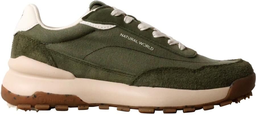 Tamaris Sportieve veterschoen 'Estellencs-Sneaker aus Leder' groen - Foto 5