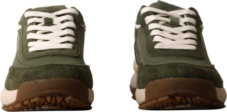 Tamaris Sportieve veterschoen 'Estellencs-Sneaker aus Leder' groen - Foto 3