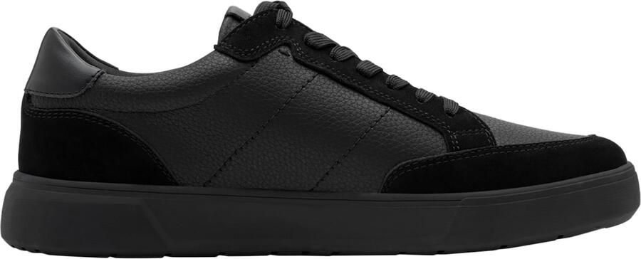 Tamaris Sportieve veterschoen 'Niedrige Sneaker aus Leder' zwart