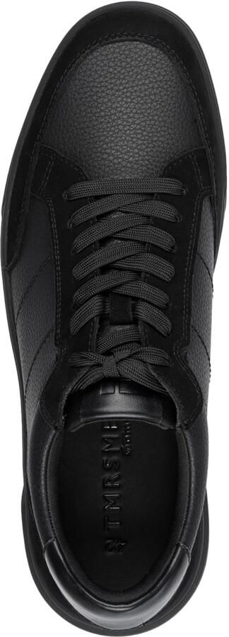 Tamaris Sportieve veterschoen 'Niedrige Sneaker aus Leder' zwart - Foto 3