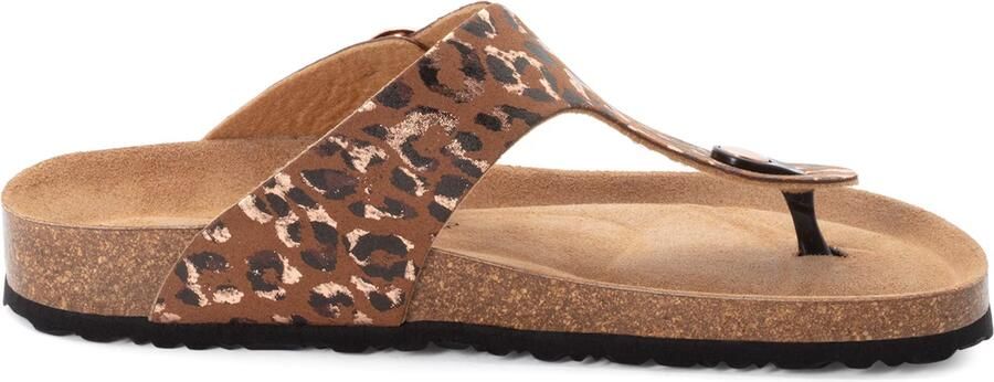 Tamaris dames string muiltjes 1-27522-42-390 schoenen M2752242 Bruin Luipaard - Foto 6