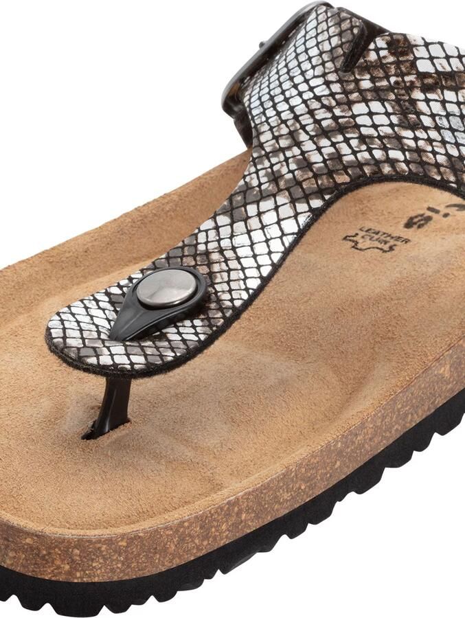 Tamaris dames string muiltjes 1-27522-42-081 schoenen M2752242 Black Snake - Foto 3