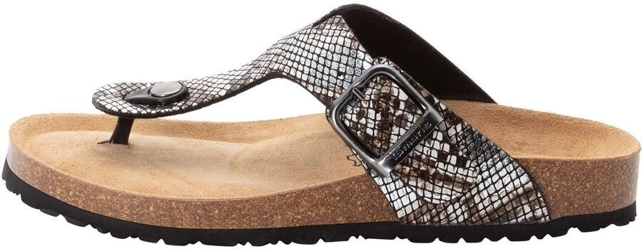 Tamaris dames string muiltjes 1-27522-42-081 schoenen M2752242 Black Snake - Foto 6