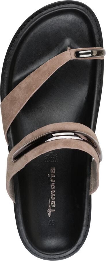 Tamaris leren slippers voor dames 1-27415-46-341 Damesschoenen Voetbed Beige - Foto 5