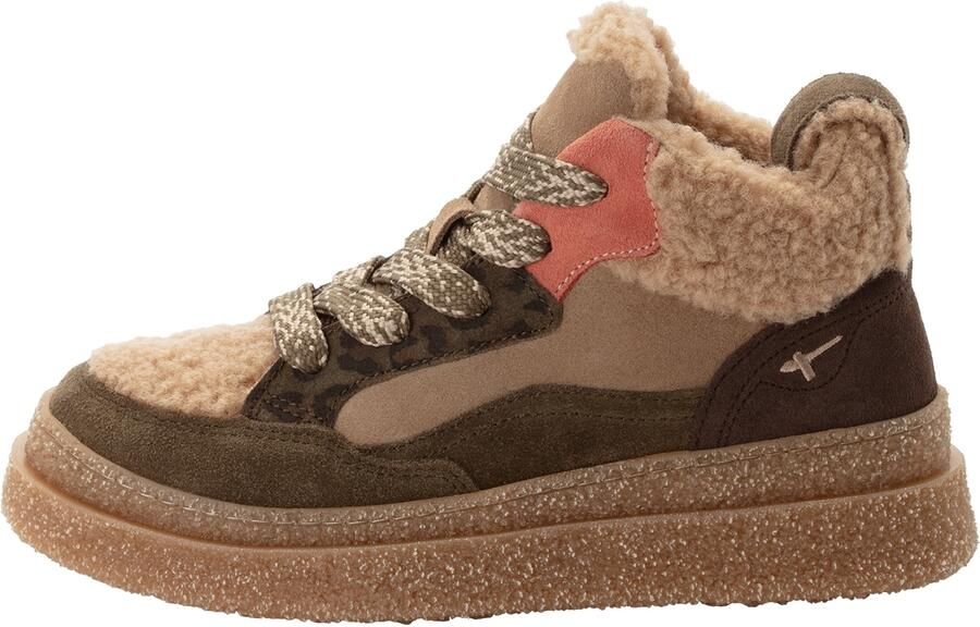 Tamaris Veterlaarsjes beige groen oranje - Foto 4