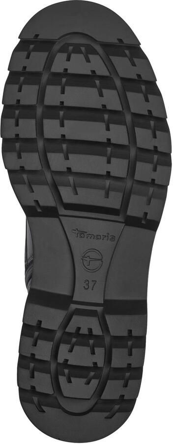 Tamaris Bikerboots blokhak veterschoenen veterschoen met binnenrits - Foto 5