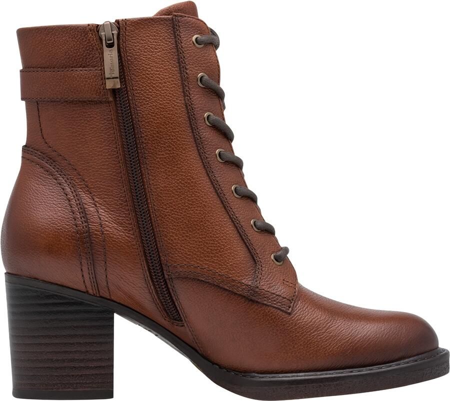 Tamaris Veterlaarsjes cognac