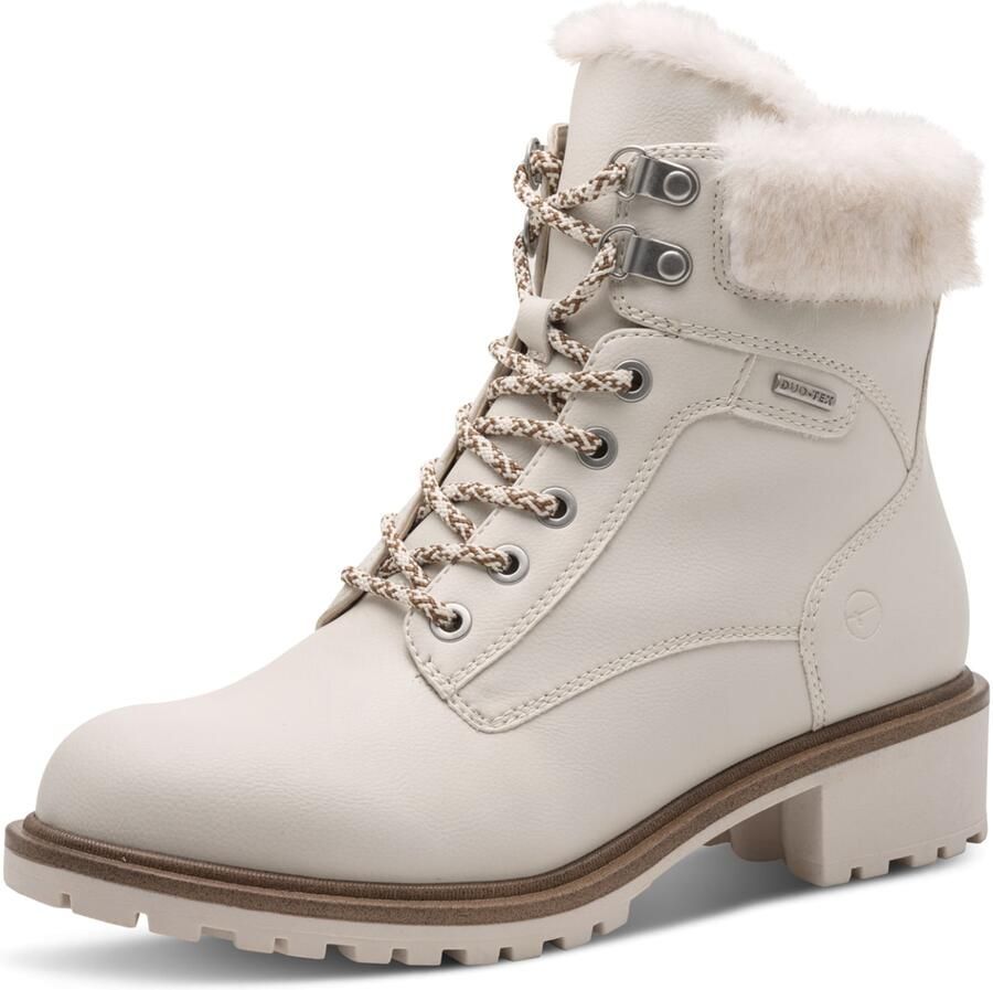 Tamaris Winterlaarzen blokhak veterschoenen winter enkellaars met duo tex-uitrusting - Foto 2