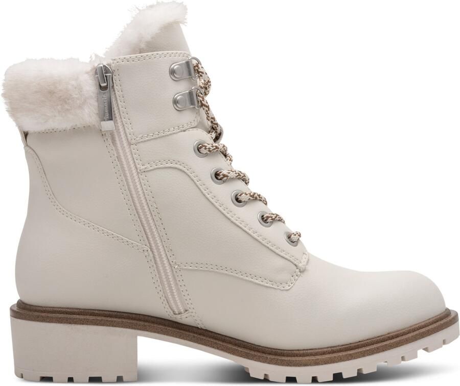 Tamaris Winterlaarzen blokhak veterschoenen winter enkellaars met duo tex-uitrusting