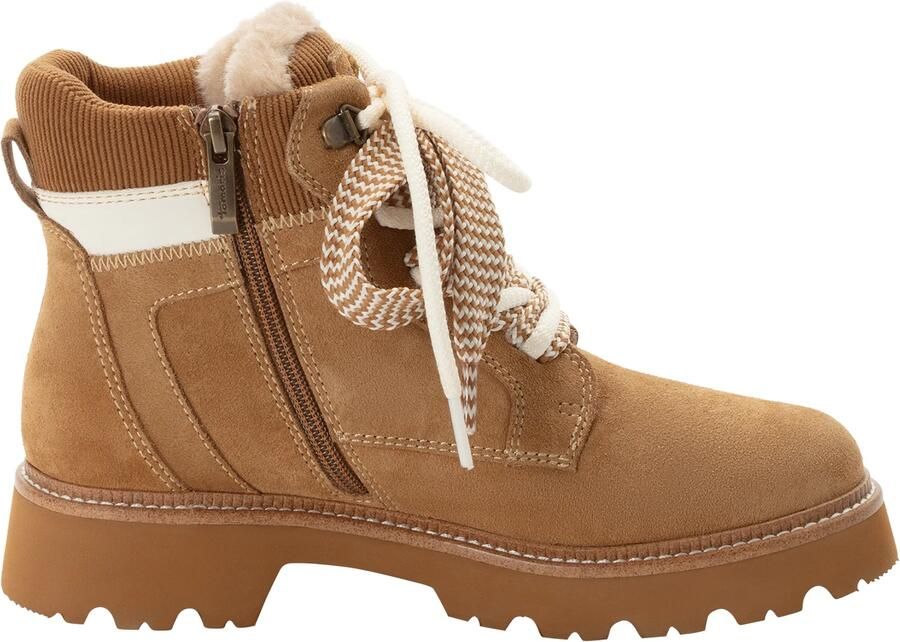 Tamaris Veterlaarsjes lichtbeige sepia
