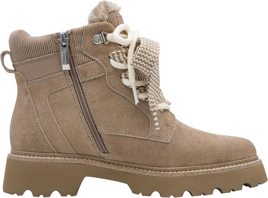 Tamaris Veterlaarsjes taupe