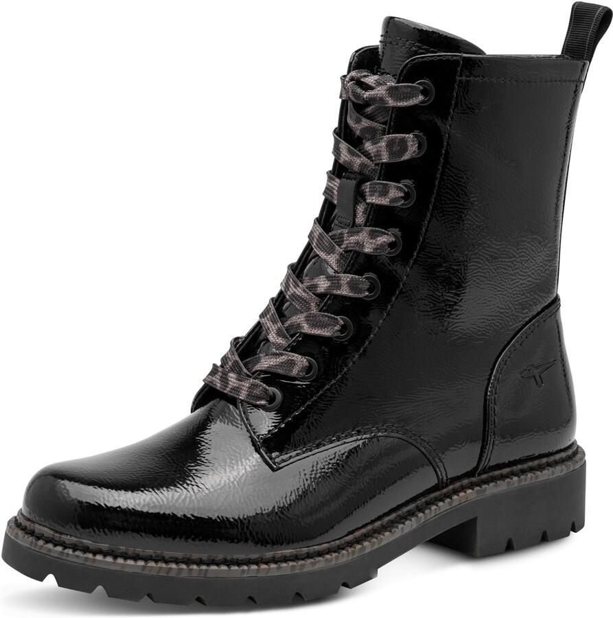 Tamaris dames enkellaarsjes 1-25231-47-018 dameslaarzen Lace Boot zwart - Foto 3