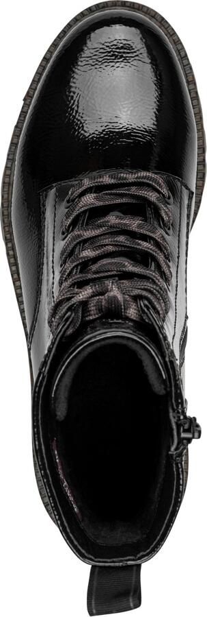 Tamaris dames enkellaarsjes 1-25231-47-018 dameslaarzen Lace Boot zwart - Foto 4