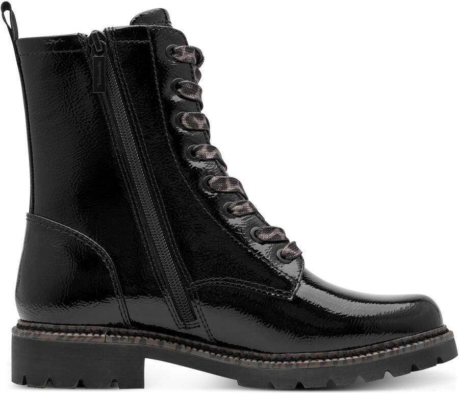 Tamaris dames enkellaarsjes 1-25231-47-018 dameslaarzen Lace Boot zwart - Foto 2