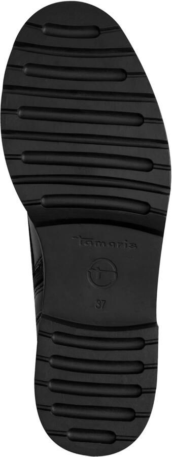 Tamaris Veterlaarsjes blokhak veterboots schoentong bezet met sierstenen - Foto 5