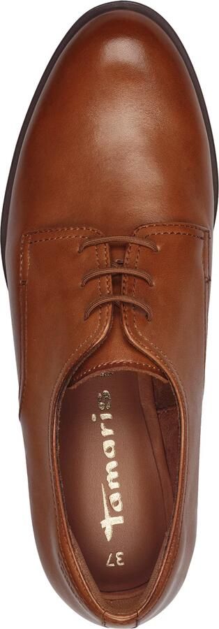 Tamaris dames leren halfschoen 1-23201-44 305 Dames veterlaars Lace Up bruin - Foto 4