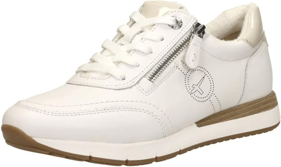 Tamaris COMFORT 8-83702-42 108 White Nappa-sneakers -veterschoen - Foto 3