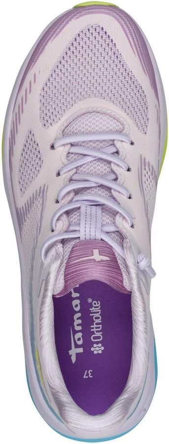 Tamaris Dames Sneaker Lage Sneakers Platform 1-23781-45-596 Roze Comb - Foto 3