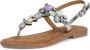 Tamaris Stijlvolle Platte Sandalen voor Vrouwen Gray Dames - Thumbnail 5