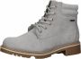 Tamaris dames leren veterboot grijs - Thumbnail 2