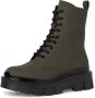 Tamaris Stijlvolle Groene Veterschoenen Green Dames - Thumbnail 4