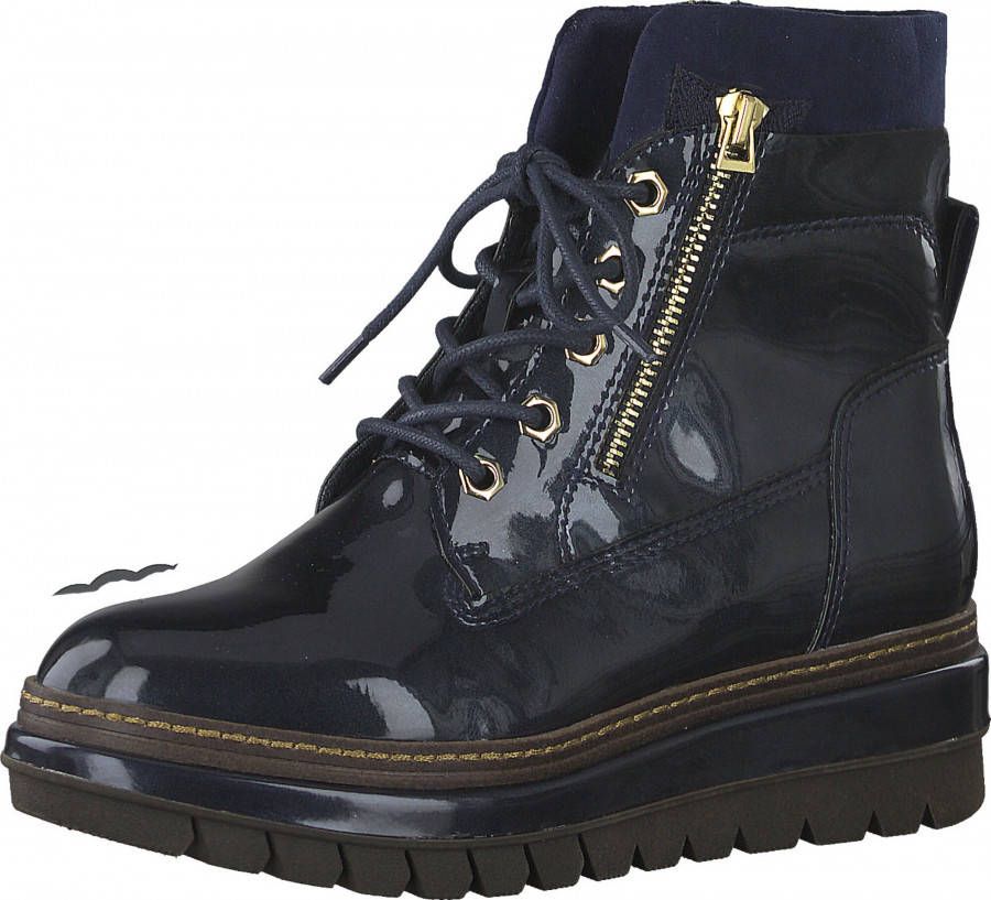 Tamaris Hoge veterschoenen Badam met profielzool - Schoenen.nl