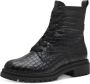 Tamaris Core Dames Laarzen BLACK CROCO - Thumbnail 4