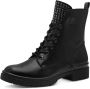 Tamaris Veterlaarsjes blokhak veterschoenen bikerboots bezet met studs - Thumbnail 4