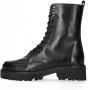 Tango Bee Bold 39 Veterboots Laarzen Met Veters Dames Zwart - Thumbnail 2