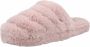 Ted Baker Slippers & Mules LOPSEY Faux Fur Mule Slipper in poeder roze - Thumbnail 2