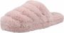 Ted Baker Slippers LOPSEY Faux Fur Mule Slipper in poeder roze - Thumbnail 2